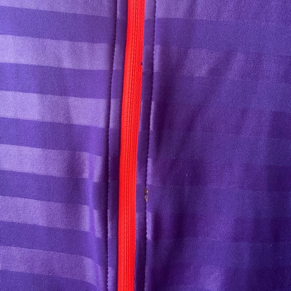 Nike long sleeves pro dri-fit top purple fitted half zipper - Picture 7 of 8